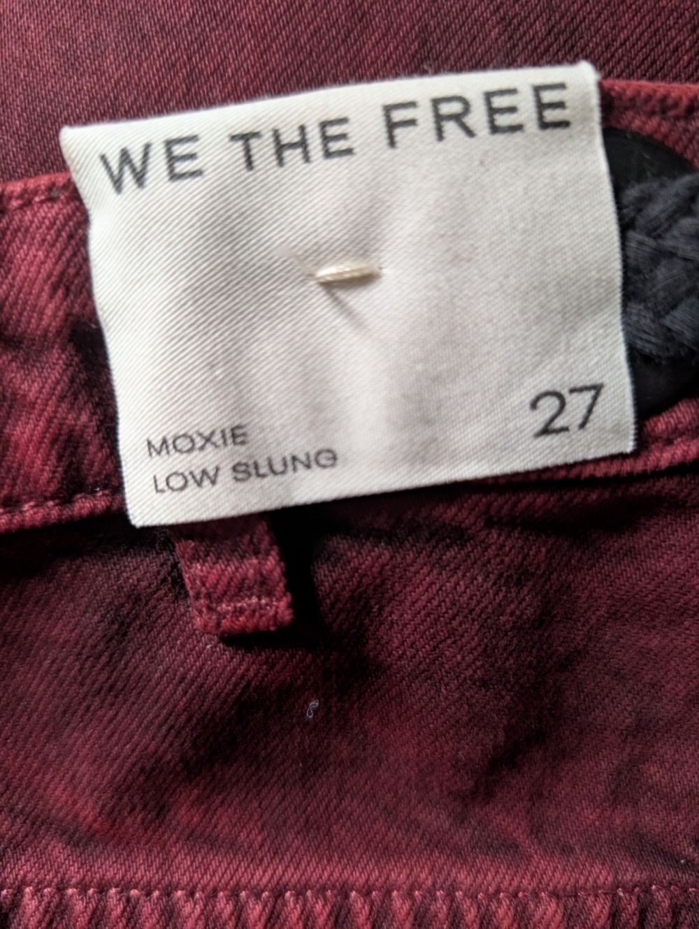 We The Free Low Slung Moxies, 27, NWT, Vampire - Picture 5 of 5